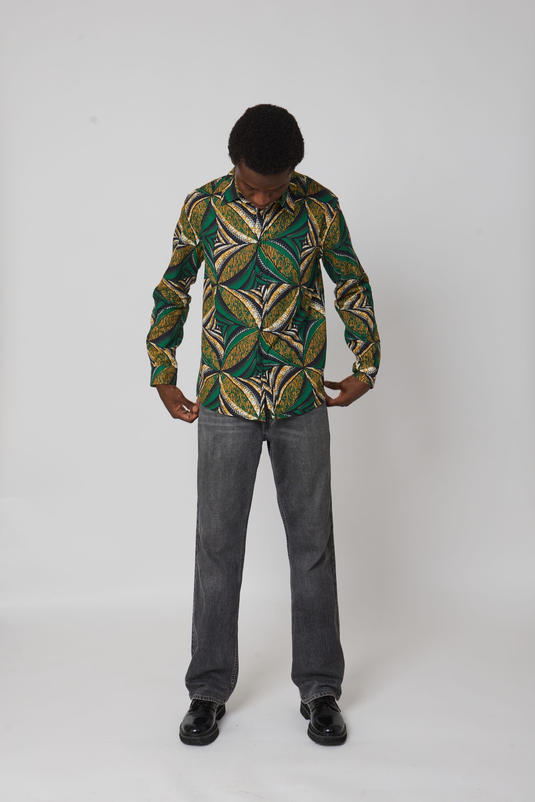 Alchemy Slim Men's shirt  - Verte