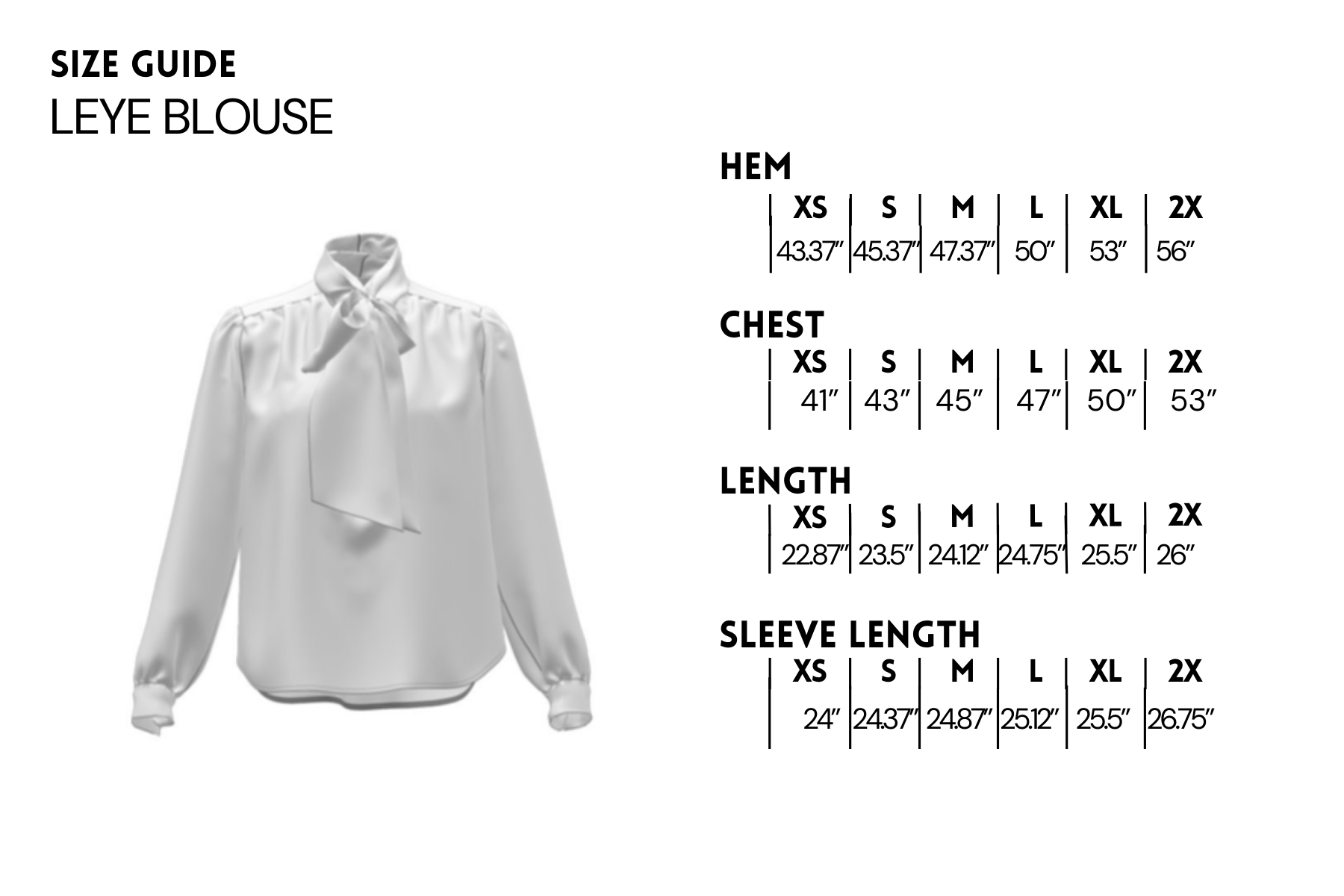 Leye blouse - Black